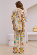 Conjunto dos Piezas Pine Estampas de Frutas