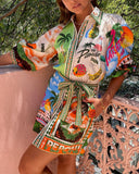 Vestidos Cortos Farm Coral
