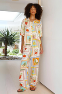 Conjunto dos Piezas Pine Estampas de Frutas