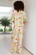 Conjunto dos Piezas Pine Estampas de Frutas