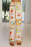 Conjunto dos Piezas Pine Estampas de Frutas