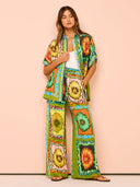 Conjunto dos Piezas Farm Florido