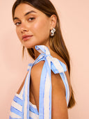 Vestido Largo Lapis Stripe