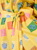 Vestidos Cortos Pine Frutas Un Hombro