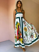 Vestidos Largos Florida Frutas Tropicales