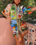 Vestidos Cortos Farm Coral