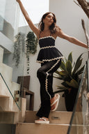 Conjunto dos Piezas Wave Stella Negro