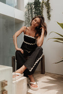 Conjunto dos Piezas Wave Stella Negro