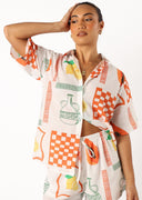Conjunto dos Piezas Pine Papaya