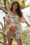 Conjunto dos Piezas Pine Papaya